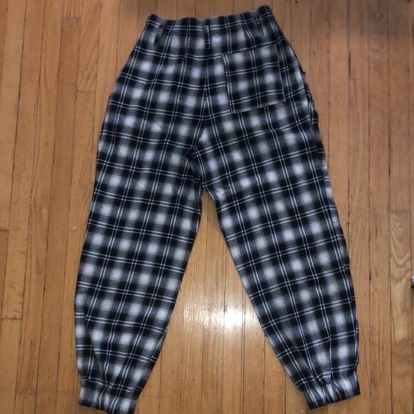 Zara Plaid Pants - 8112/121 - Picture 3 of 6
